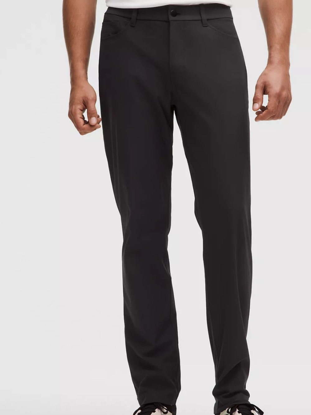 Lululemon ABC Pant Mens 29x30 Black Classic Fit Straight Leg Utility Tech EUC